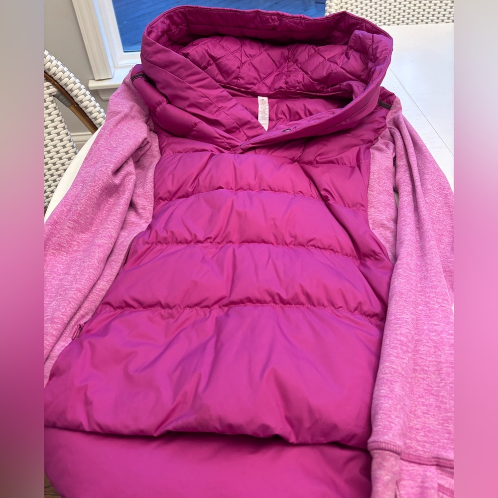Lululemon Fluff Off Pullover Jacket Size Goose Do… - image 2